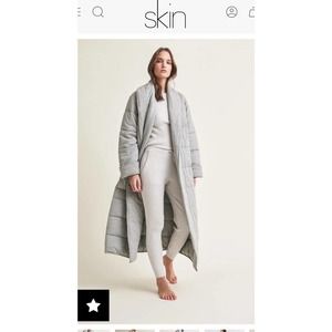 Skin Sierra Robe Size 1 small Heather Grey